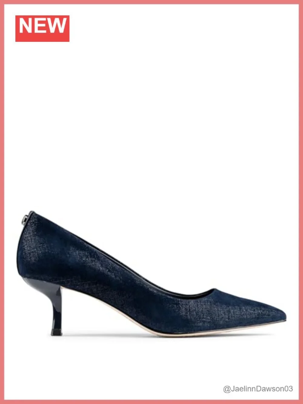 Kitten Heel Pumps Pointed Toe Faux Suede Memory Foam Comfortable Work Shoes